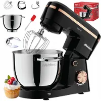 Webber Robot De Cuisine Sm15 Planet 2000 W Avec Bol De 5,2 L, Multifonction