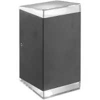 MasterLed Applique murale d'extérieur LED 14 W IP54 Blanc neutre Noir Carrée, applique murale d'extérieur Up Down Light, éclairage de jardin