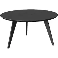 Feldmann-Wohnen Table basse Orbetello Table de salon Finition et taille au choixnoir
