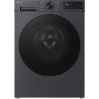 LG F4WX701YB Lave-linge 11 kg Noir Détection de mousse Affichage du temps restant