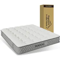Sweiko Matelas orthopédique en mousse froide 140x200 cm, matelas avec ressorts ensachés 7 zones, degré de fermeté H3 (moyen) - OEKO-TEX, hauteur 20 cm, 4 poignées + emballage sous vide
