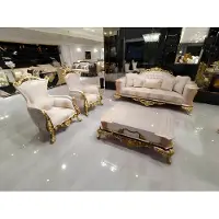 Xl Moebel Gmbh Sofagarnitur 311 + Couchtisch Holz Wohnzimmer Luxus Sofa Chesterfield Stoff