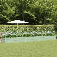 Prolenta Maison Exclusive - Bac à plantes vert 600 x 80 x 45 cm en acier