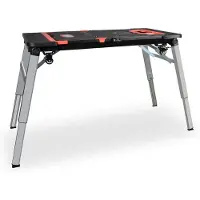 Boudech Table de travail multifonctionnelle 5en1 | table d'atelier pliante et portable | établi | support télescopique | trabattello | train de roulement | chariot à colis