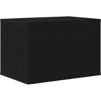 Syfax Bac à litière pour chat Chêne noir 60 x 40 x 40 cm Bois d'ingénierie