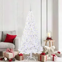 Prolenta Maison Exclusive - Sapin de Noël artificiel blanc 180 cm PVC et acier