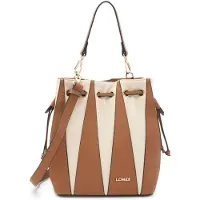 L.credi Sacs à main 'Raisa' beige / cognac
