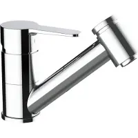 BEITZ & Walz AqvaBasic III Robinet d'évier avec douchette design, finition chromée