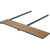 vidaXL : 48 lames de terrasse en bois composite (WPC) en teck