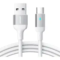 JOYROOM Câble Micro USB Câble de charge rapide Données pour tablette Téléphone portable Samsung Huawei PS4 XBOX - Blanc