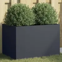 Prolenta Maison Exclusive - Bac à plantes anthracite 62 x 40 x 39 cm en acier