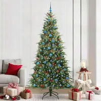 vidaXL Best Möbel Arbre de Noël artificiel pliable Vert 240 cm PE et PVC - Arbres de Noël artificiels CL6275751 2parcel