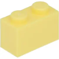 LEGO 100 pièces 3004 Brick 1x2 Part Basic bricks 100 Light Yellow
