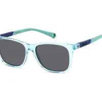 Polaroid Kids Lunettes de Soleil PLD 8058/S 48/13/125 Azure Polycarbonate frames KIDS PLD 8058/S
