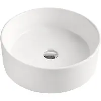 BEITZ & Walz AqvaCeramica Lavabo à poser 460 x 160 mm - blanc mat -