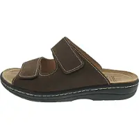 Belvida : Chaussures pour hommes, chaussons, sandales, couleur marron, style décontracté