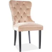 Feldmann-Wohnen Ensemble de 4 chaises de salle à manger et de cuisine « August » beige