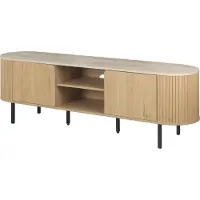 Finori Meuble TV Fabia 56Reproduction travertin /Reproduction chêne, dimensions : 160 x 52 x 40 cm