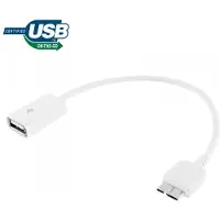 Wigento Câble adaptateur USB 3.0 OTG pour Samsung Galaxy Note 3 N9000 N9005 LTE