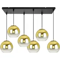 Light11 HOME Suspension Lustre Abat-jour doré 15 cm