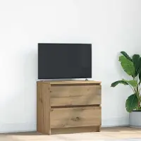 vidaXL Armoire TV Artisan-Chêne 60x35x54 cm Bois composite, Armoires TV Design Meubles