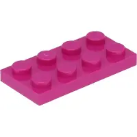 LEGO 100 pièces 3020 Plaques 2x4 Part Basic 100 Magenta