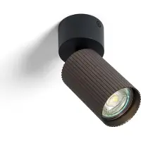 LEDKIA Plafonnier Aluminium Aritz 1 Spot Bronze