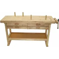 Apex Établi de rabotage 1630 Établi en bois 06045 Table de rabotage Table de travail Établi