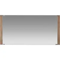 Teako Design Miroir de salle de bain Hofors Cadre massif en teck 150 x 70 cm