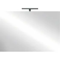 Meublorama Miroir design KUBRICK – 80x75 cm avec LED – Blanc brillant