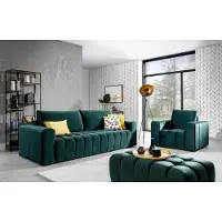 Xl Moebel Gmbh Sofagarnitur 3+1 Sitzer Hocker Garnituren Samt Stoff 3tlg Wohnzimmer Set Polster