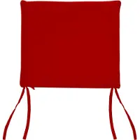 Lestix International Coussin de sol 40 cm x 37 cm pour chaise pliante Alessandria / Ancona, couleur rouge
