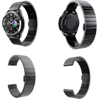 Wigento Pour Samsung Galaxy Watch 6 5 4 Normal Pro Classic toutes les tailles Deluxe bracelet en acier