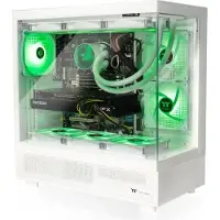Alpha38 IT PC de jeu blanc Station de travail haut de gamme avec Intel Xeon 14-core CPU | Nvidia GeForce RTX 5060 8 GB | 64 GB RAM DDR4 | 1 TB NVMe M.2 SSD | Windows 11 Pro