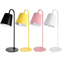 Alle Hersteller Nordic Metal lampe de table lampe de chambre enfants étude lumière de nuit - Rose