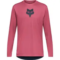 FOX Racing Hommes, Maillot de cyclisme, Ranger LS Jersey Head (L), Rose, L