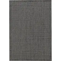 HomebyHome Tapis Intérieur Extérieur Terrasse Balcon Cuisine Aspect Sisal Tissage Plat Imperméable Uni Structuré, Taille: 200x290 cm