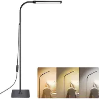 Lapalife Lampadaire LED Variable 3 températures de couleur Lampadaire Col de cygne réglable Lampe de lecture pour bureau, salon, chambre à coucher, bureau