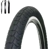 Maxxi4you 1 x pneu vélo Kenda K-907 20" gaine vélo noir 58-406 (20 x 2.25") y compris démonte-pneu