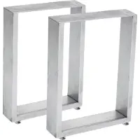 Alle Hersteller 2pcs 40*29cm café table à manger pieds nus fer industrie métal ordinateur portable bureau base acier pieds accueil bureau meubles accessoires