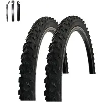 Maxxi4you 2 pneus de vélo VEE Rubber V107 26" noir 50-559 (26 x 1,95) avec démonte-pneu