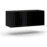 Feldmann-Wohnen Lowboard VIVO Meuble TV 100cm noir brillant