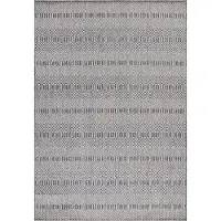 Teppium Tapis Intérieur Extérieur 140x200 cm Ethnique Boho Gris Crème