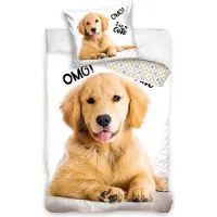 Carbotex Housse de couette pour chien 140 x 200 cm 60 x 70 cm - 100% coton