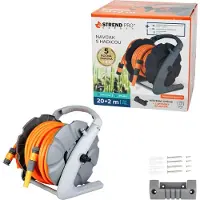 STREND PRO Dévidoir Premium, avec tuyau d'arrosage 1/2", L-20+2 m