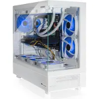 Alpha38 IT PC de jeu blanc boîtier en verre haut de gamme avec CPU AMD Ryzen 5500 | Nvidia GeForce RTX 3050 | 32 GB RAM DDR4 | 1 TB NVMe M.2 SSD | Windows 11 Pro