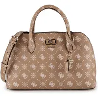 GUESS Emelie Logo Bag Marron