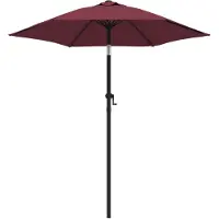Syfax Parasol Bordeaux 200x224 cm Aluminium