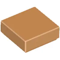 LEGO 1x1 carreaux 3070 - 100 pièces Nougat moyen