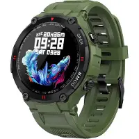 Ele eleoption Smart Watch Outdoor Montre de sport étanche 1,28'' Plusieurs modes de sport pour Android iPhones Vert